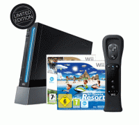 Nintendo Wii Sport Resort Pack Console Black Wii US box art